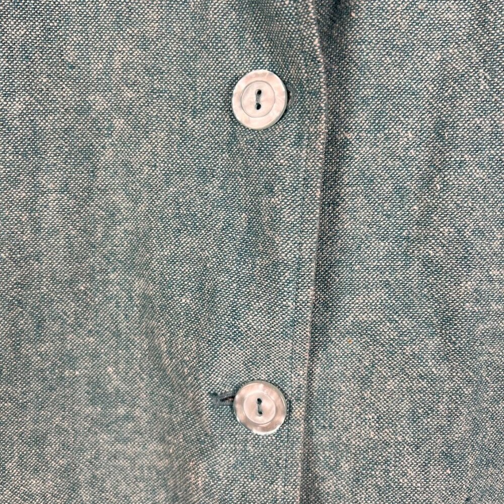 Coldwater‎ Creek Bluegreen Button Up Jacket - Picture 3 of 6
